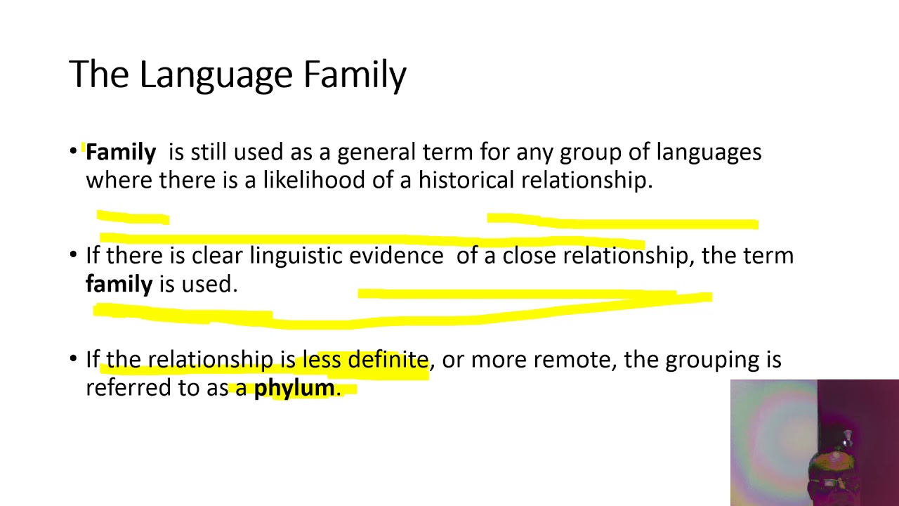 The Language Family part 1