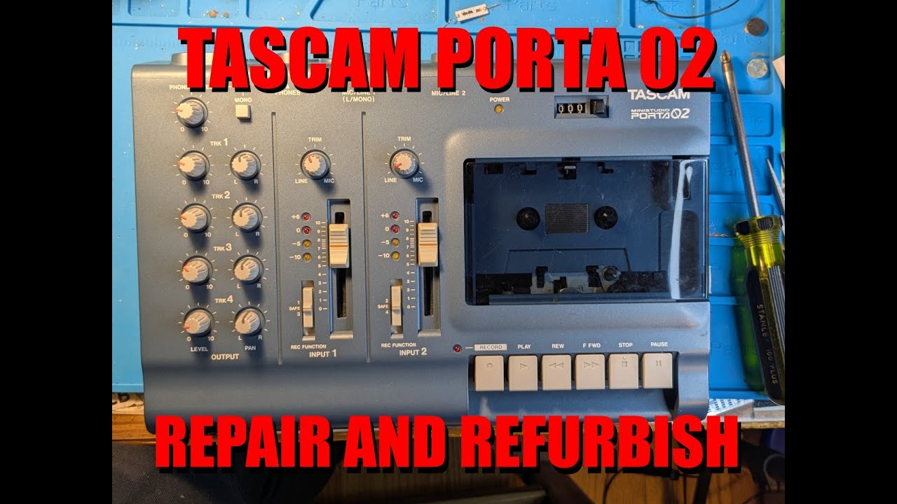 Tascam Porta 02 Repair and Refurbish