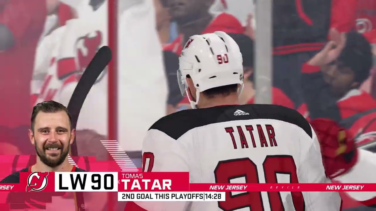 NHL 23 Playoff mode gameplay: New Jersey Devils vs Carolina Hurricanes - (Xbox Series X) [4K60FPS]