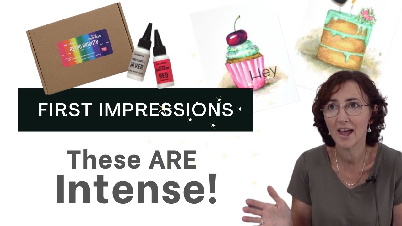 Liquid Watercolors Like You've NEVER Seen Before - Unboxing, First Impressions and DEMO!