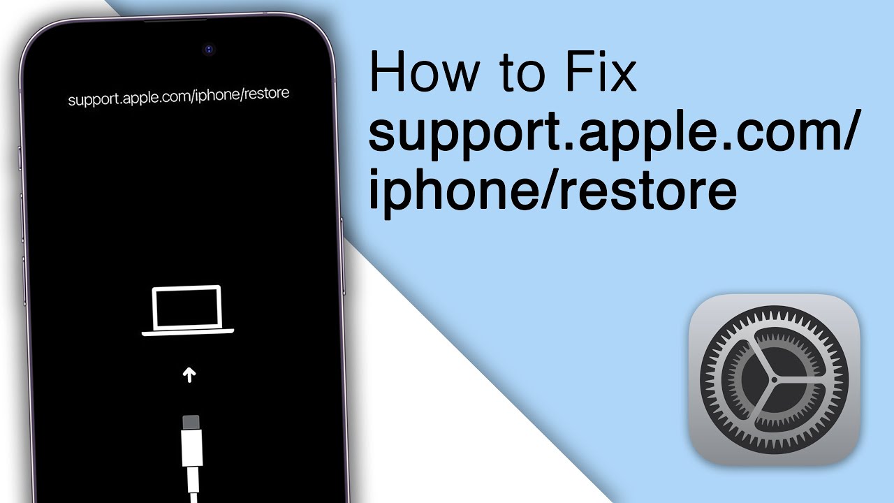 Исправляем зависание iPhone на экране support.apple.com/iphone/restore! [2023]