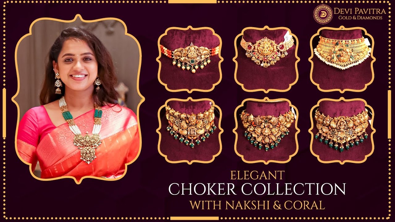 Nakshi Choker Designs with Corals || Bridal Jewellery Collection II Devi Pavitra Gold & Diamonds