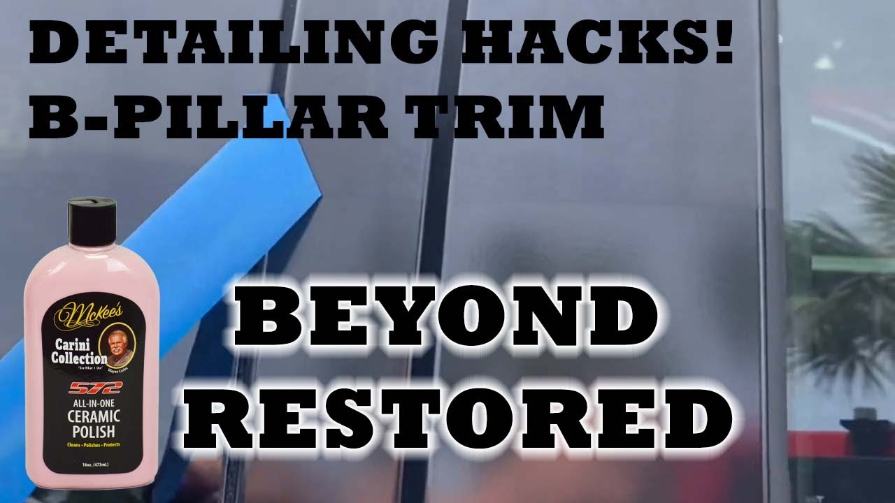 Detailing Hack: Polishing & Restoring Plastic B-Pillar Trim