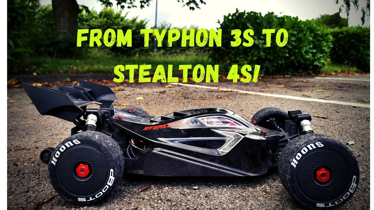 Arrma Typhon 3s Upgraded to 4s - Stealthon