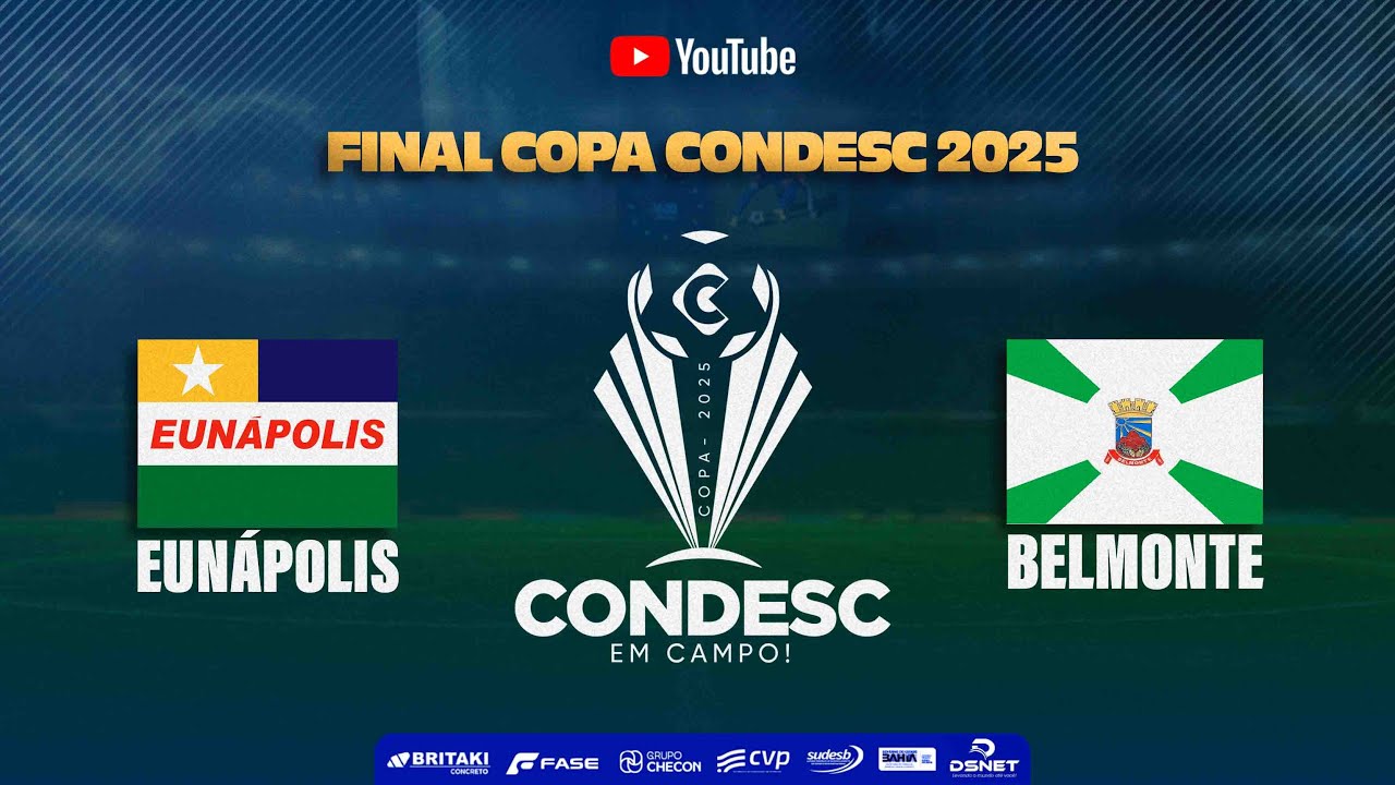 EUN&Aacute;POLIS X BELMONTE - FINAL COPA CONDESC 2025 - AO VIVO