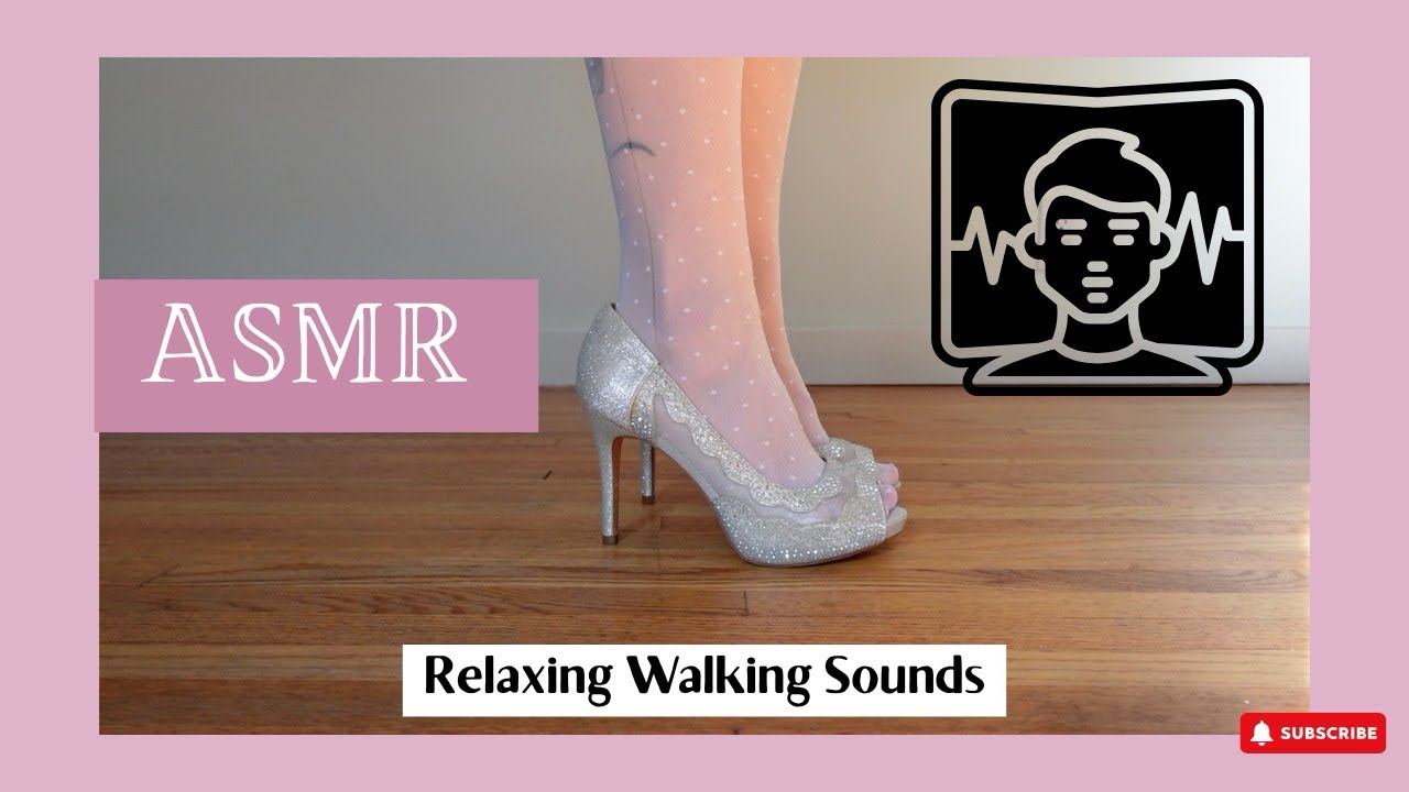 Cinderella Heels ASMR 👠 Rhythmic Walking, Tapping & Nylon Friction