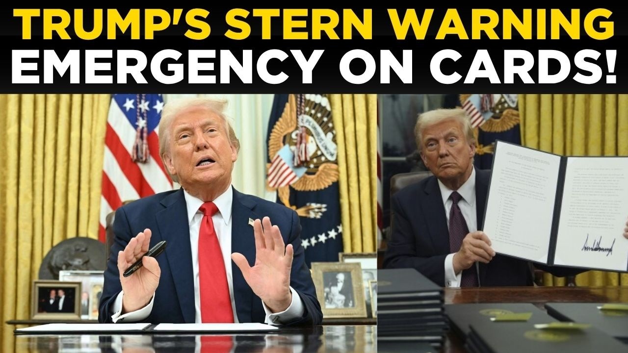 Donald Trump Speech LIVE: TRUMP ISSUES STERN WARNING &ndash; EMERGENCY IMMINENT? America on the BRINK