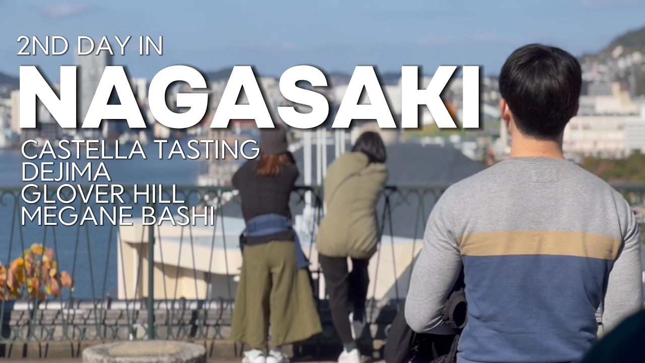 NAGASAKI VLOG | Glover Garden, Oura Cathedral, Castella Tasting & Local Food
