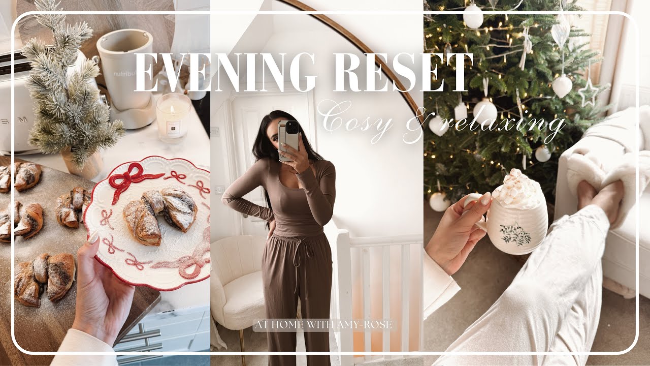 My Cosy Evening RESET - Baking Festive Bows & Christmassy Vibes 🌲✨