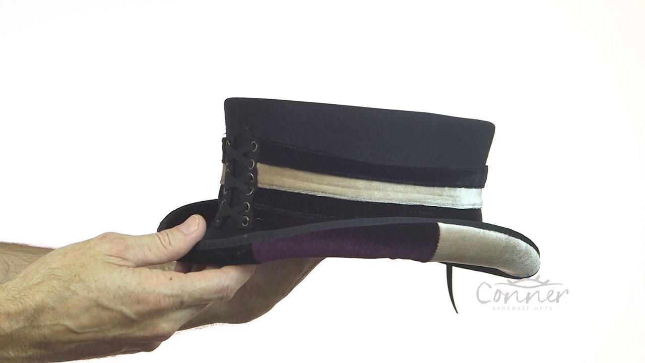 Velvet Love Victorian Steampunk Top Hat SKU# C1063