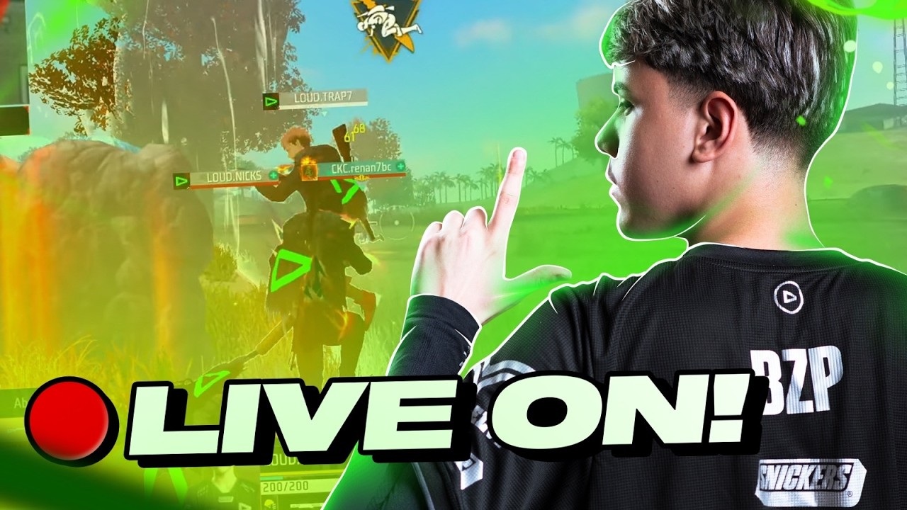 🟢LIVE ON - CAMPEAO DA LIGA DO REI - REACT 🟢BROTA NA RESENHA - BZP10 - FREE FIRE AO VIVO