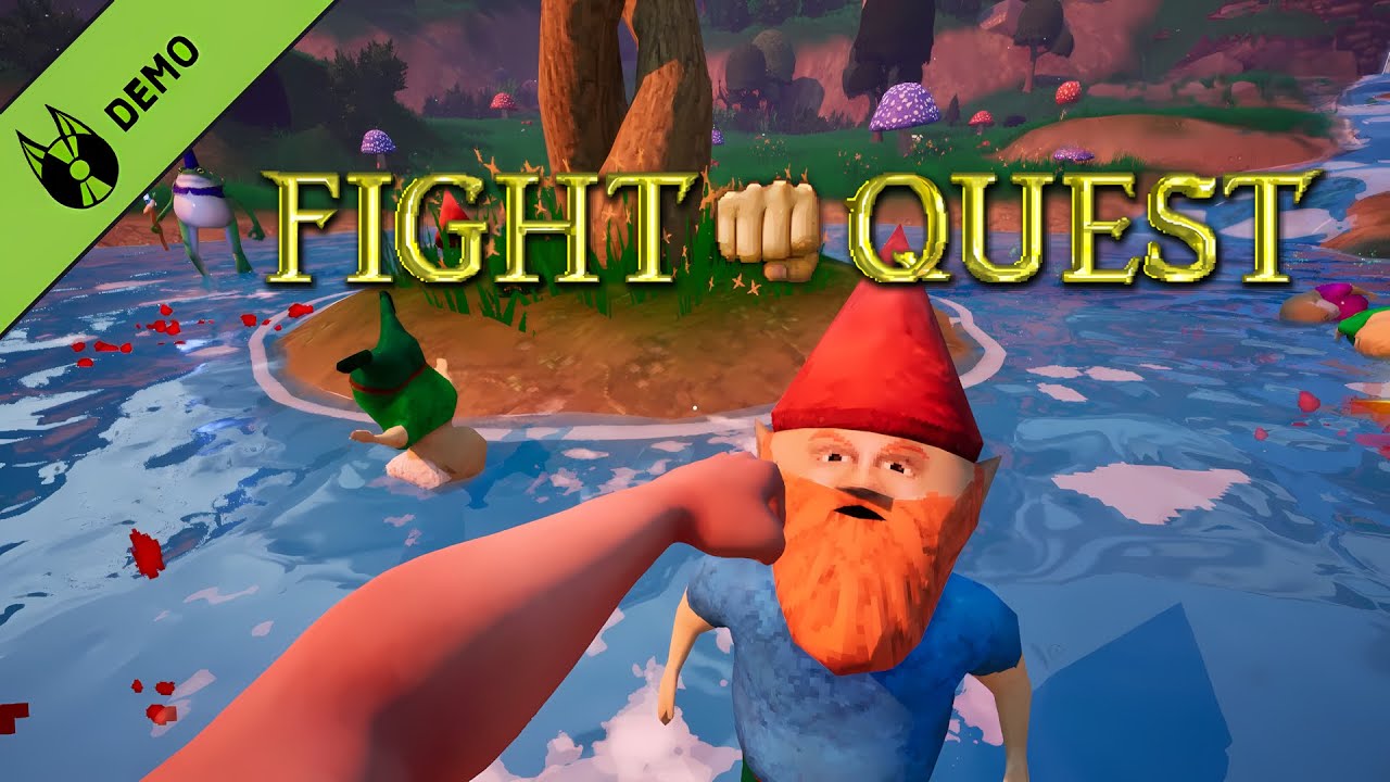 FIGHT-QUEST Demo | One Hero vs a Gnome Army - Demo Day