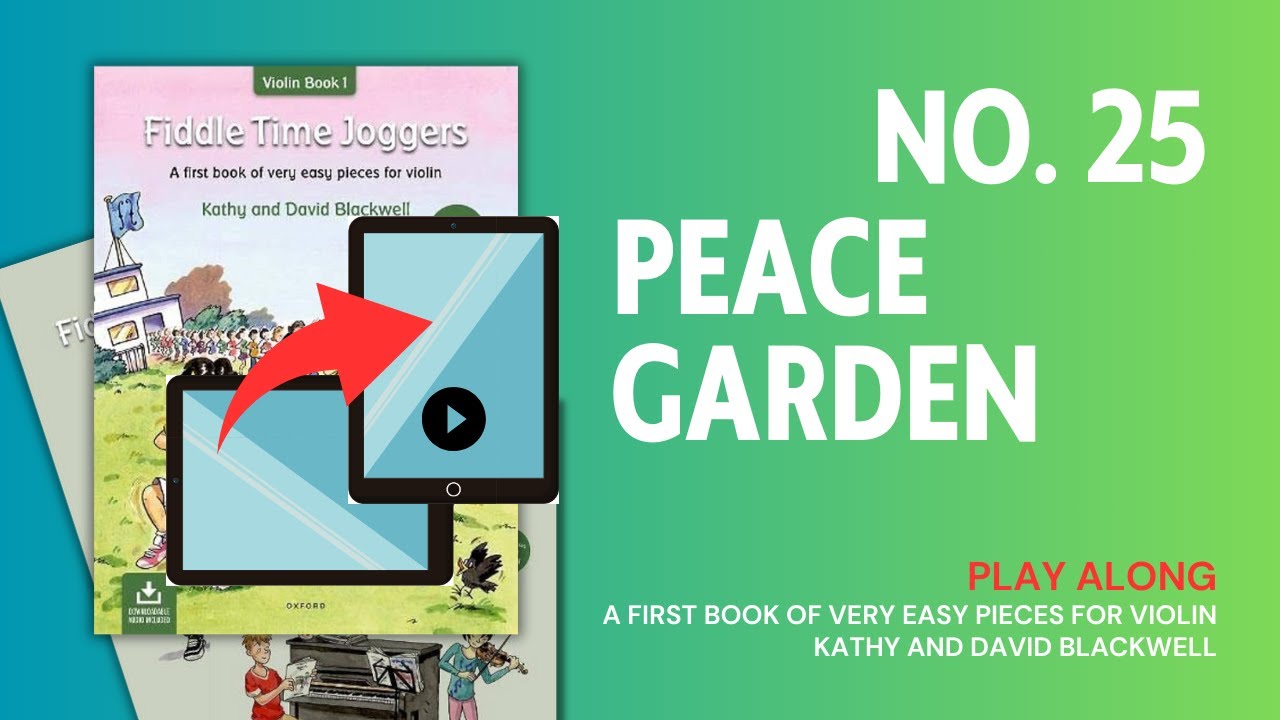 [Portrait] No. 25 Peace Garden | Play Along | Fiddle Time Joggers