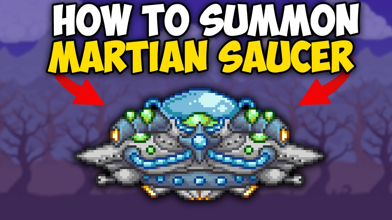 How to Get Martian Saucer in Terraria 1.4.4.9 | Martian Saucer Summon