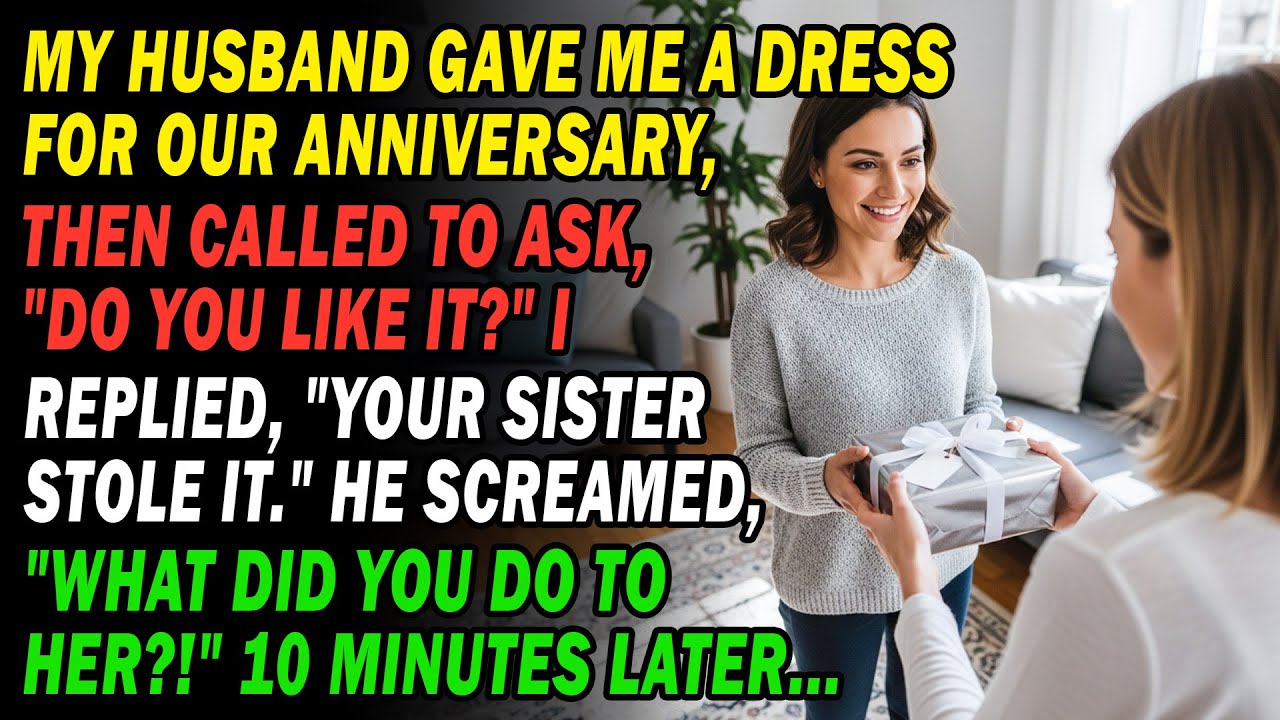 😍I Got An Anniversary Dress From My Husband👗 When I Told Him His Sister Took It😱 His Voice Choked...
