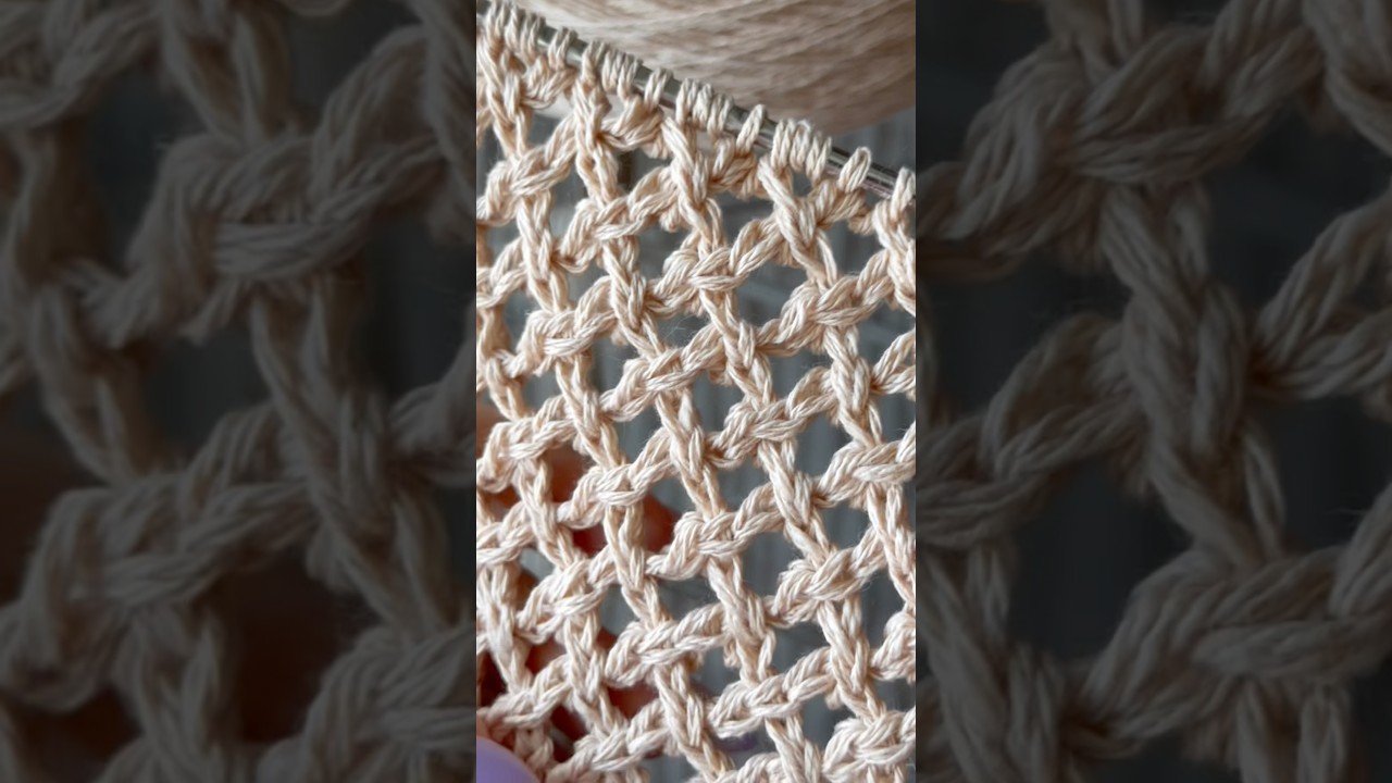 Вяжи без ошибки 🔥 самую красивую сетку - от Nataly Masters! 🔥
