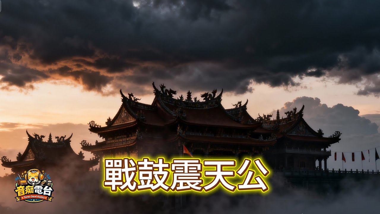 《戰鼓震天公》音痴電台｜把傳統廟會戰鼓、陣頭，轉化成一場節奏強烈、氣氛炸裂的音樂儀式。｜廟會電音派對#抖音 #音樂 #推薦 #中文 #電音 #廟會