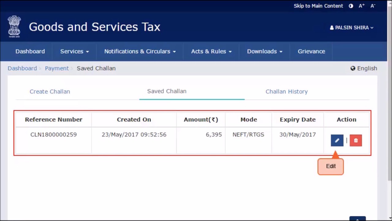 GST challan Creating and Retrieving a Challan on GST portal||ENGLISH||LIVE DEMO||