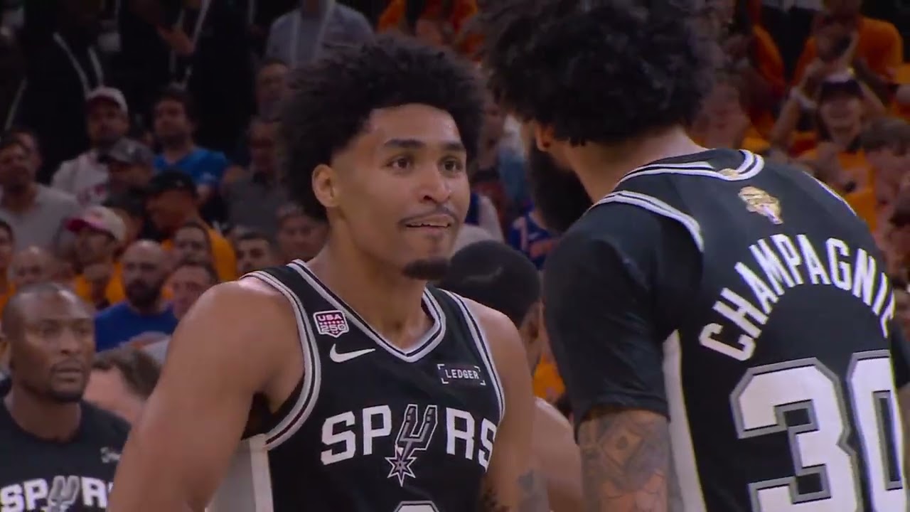 Dylan Harper full highlights vs. Knicks - Game 1 - 16 Points, 8 Rebounds, 1 Assist, 1 Steal,