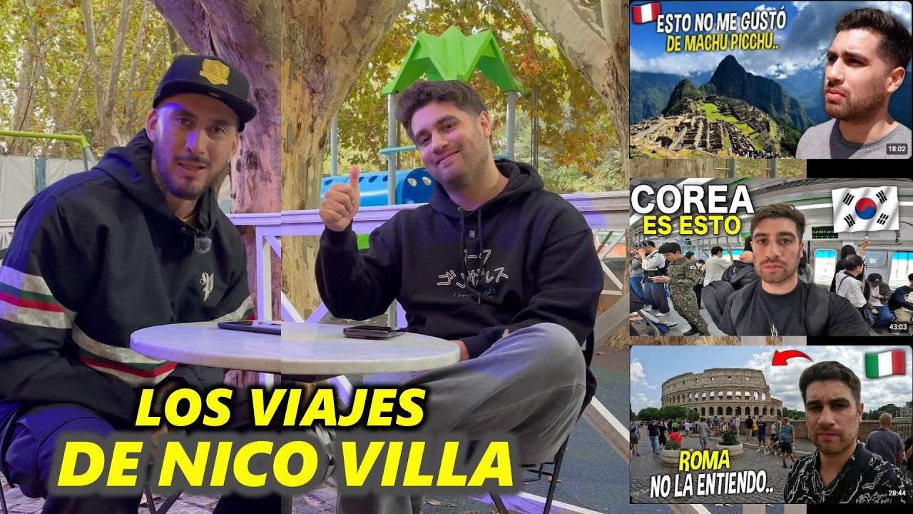 Nico VILLA. La FASCINANTE vida viajera de un Argentino Youtuber, es real? ENTREVISTA