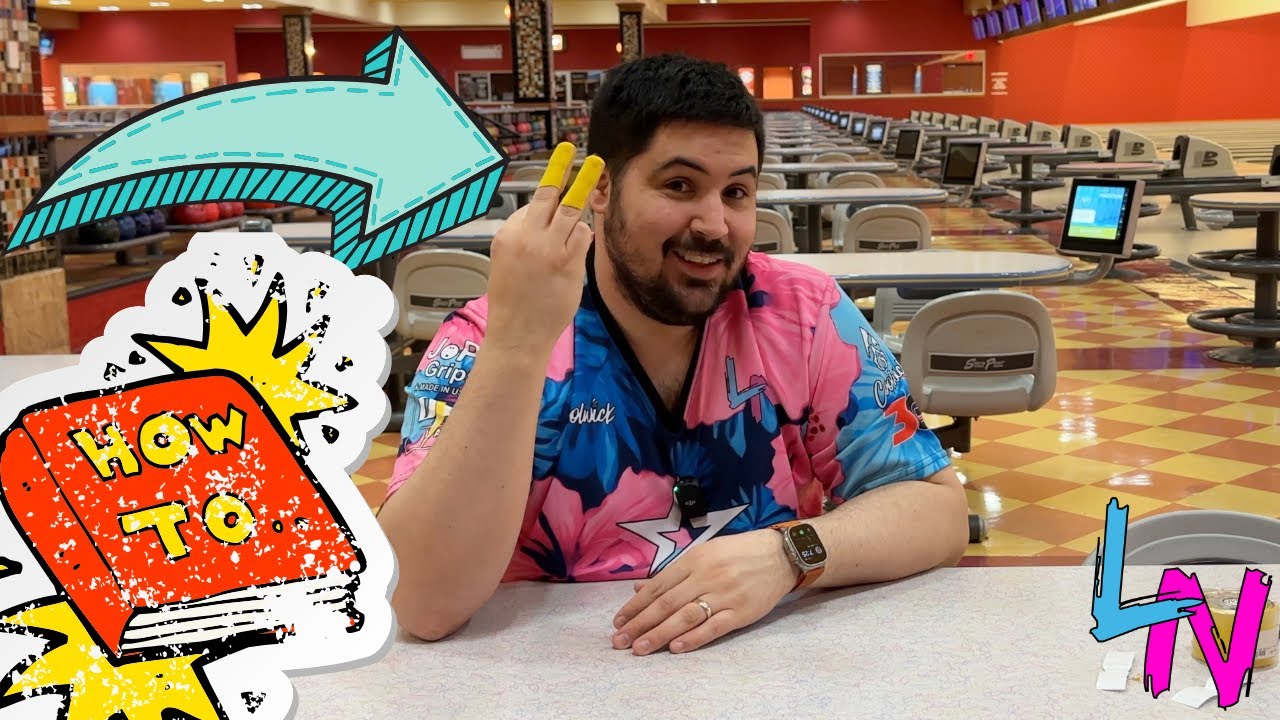 How To Tape Your Fingers For Bowling! Tips and Tricks!