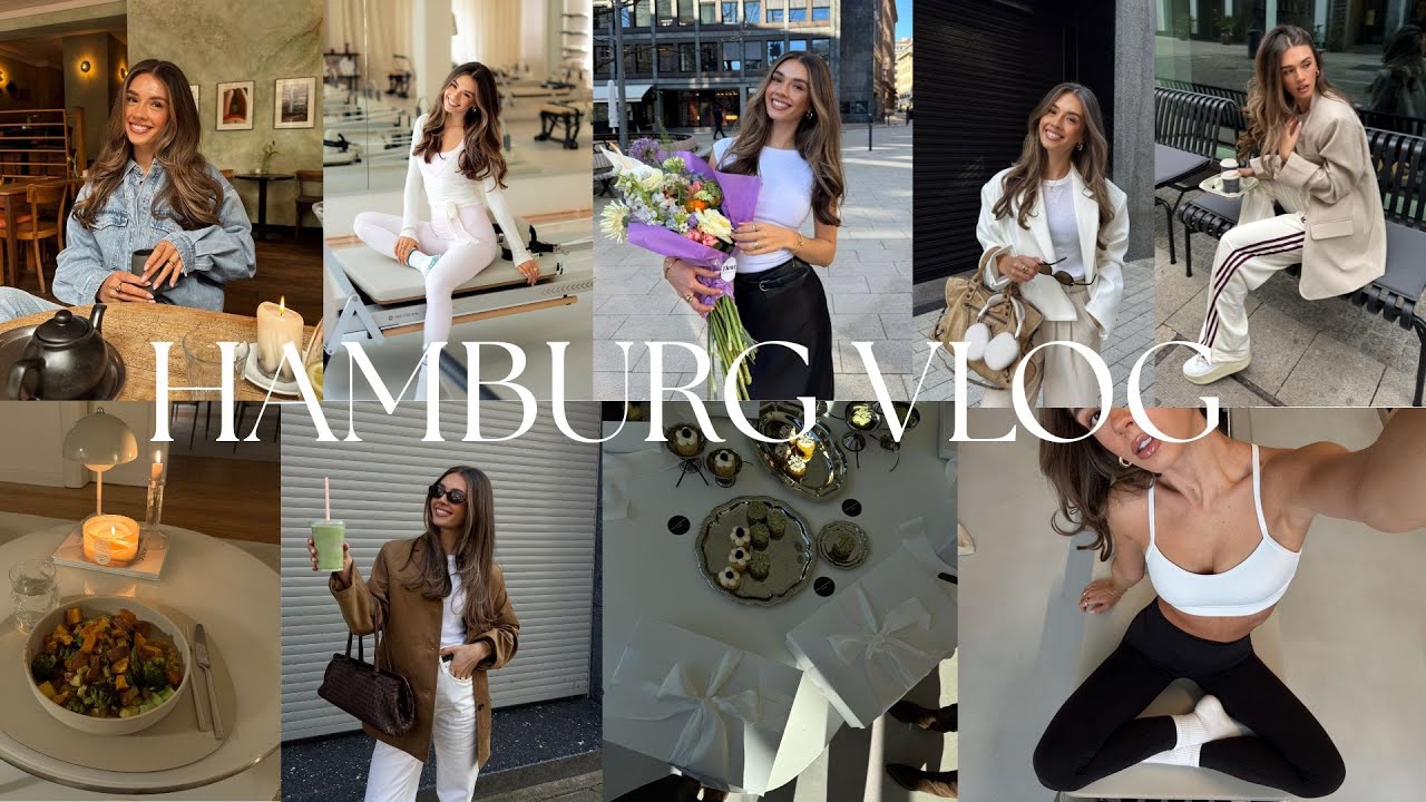 Hamburg Vlog!! Hamburg Alltag, Friseur, Bowl, Events, Pilates, daily Make up