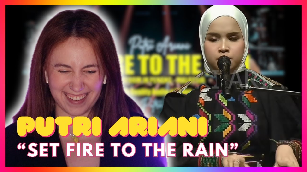 Putri Ariani "Set Fire To The Rain" | Mireia Estefano Reaction Video
