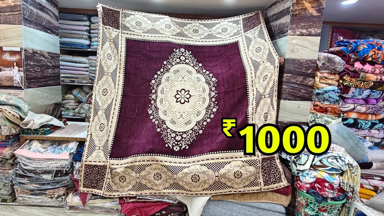 Charminar Handlooms Market ₹ 1000 New Models Imported Bedsheets With Pillow Covers At Low Prices
