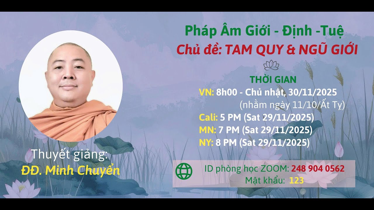 PHÁP THOẠI - ĐẠI ĐỨC MINH CHUYỂN - 30/11/2025