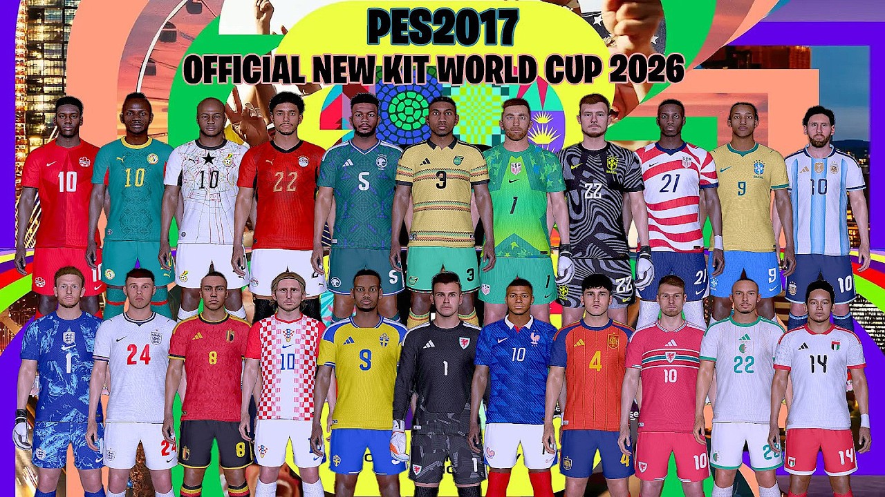 😱 PES 2017 НОВЫЙ НАБОР ФОРМ ОФИЦИАЛЬНЫЙ ЧЕМПИОНАТ МИРА 2026 🔥