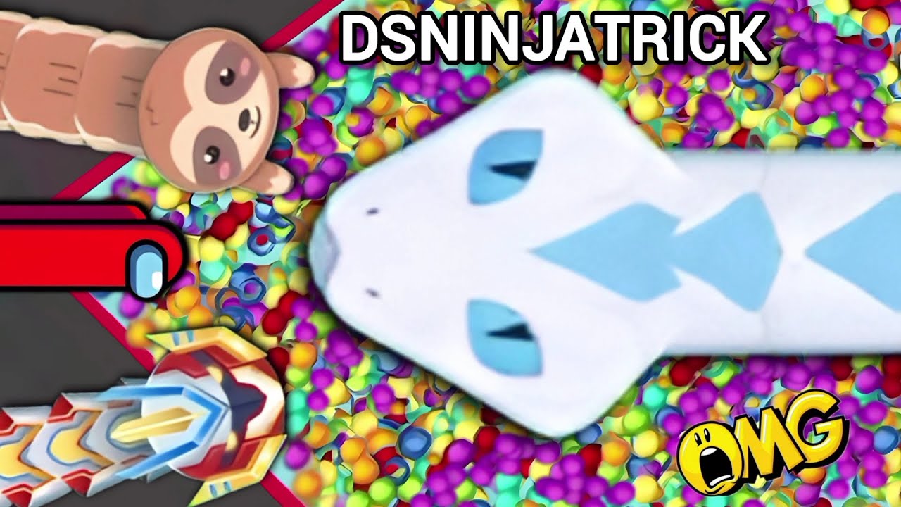 😱 Snake io🐍 Snowbell snake skin 🐍 snake party 🥳 killing delicious snake gameplay| NINJA TRICK