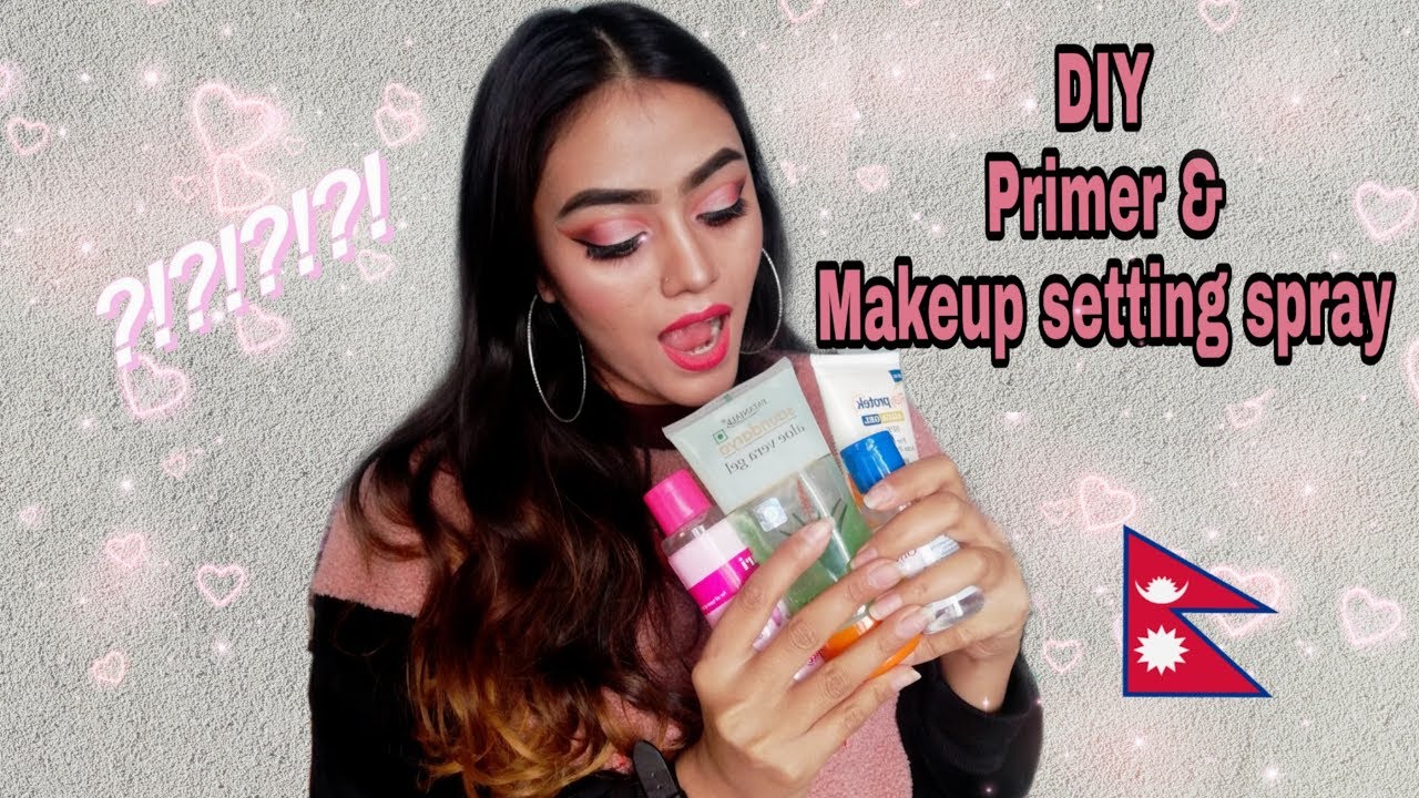 DIY primer & makeup setting spray at home/Nepali girl/Affordable primer & seting spray/Babita Khatri