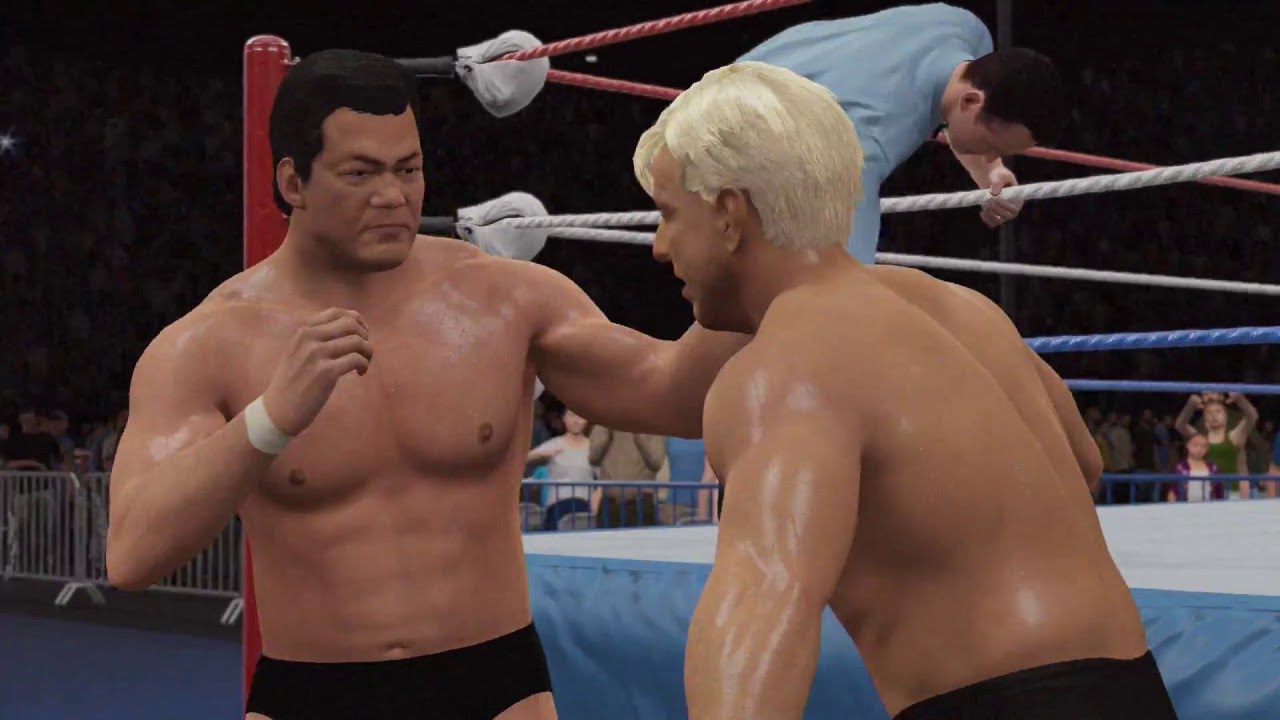 WWE 2k16 — Тацуми Фудзинами против Рика Флэра: Показ Зала Славы (DLC) | Геймплей PS4