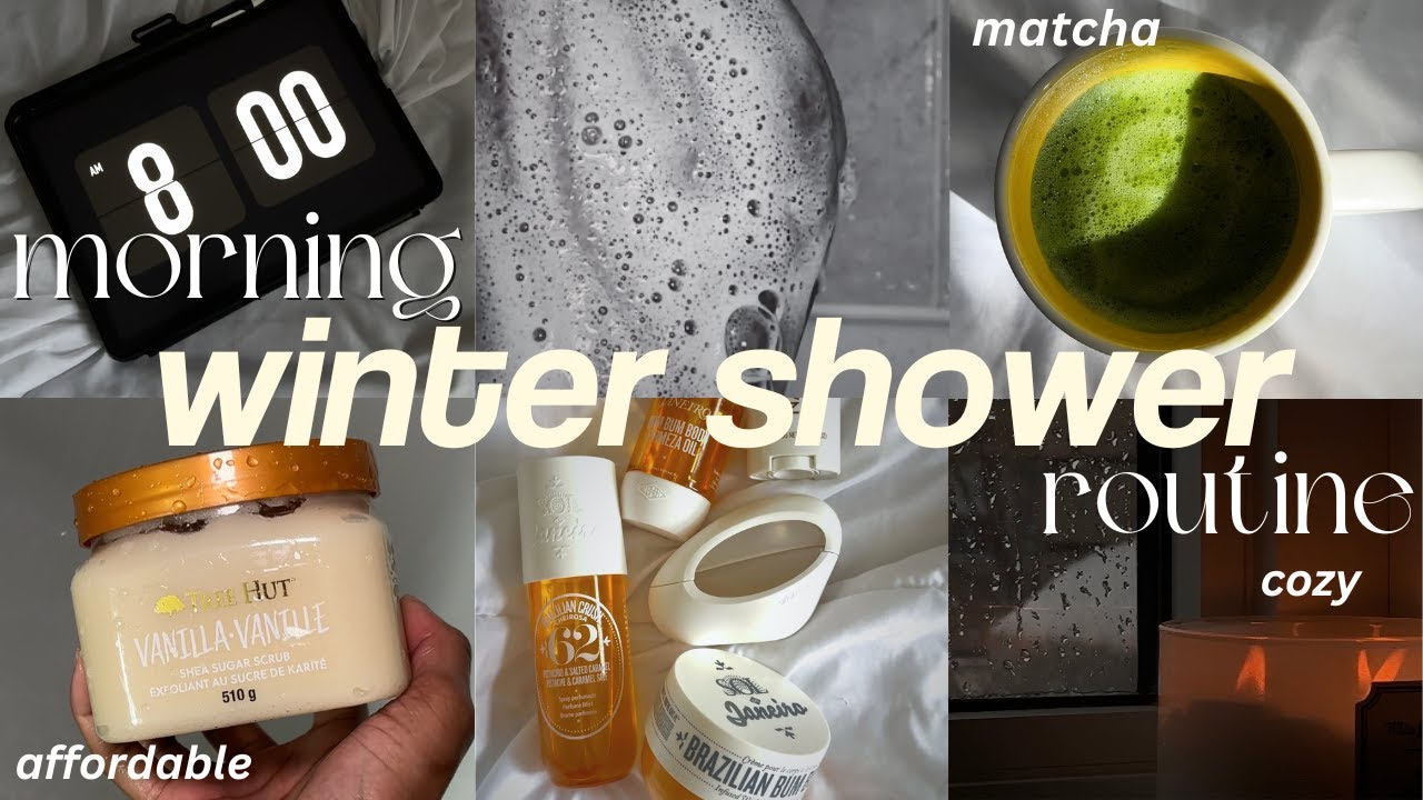 My Glowy Skin Shower Routine| 2025 Winter Feminine Hygiene Routine (Warm Vanilla, Self Care & More!)