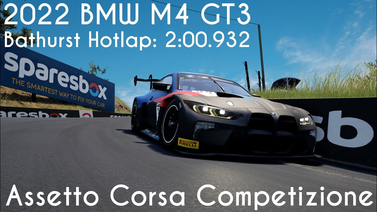 Assetto Corsa Competizione - BMW M4 GT3 Bathurst Hotlap - 2:00.932