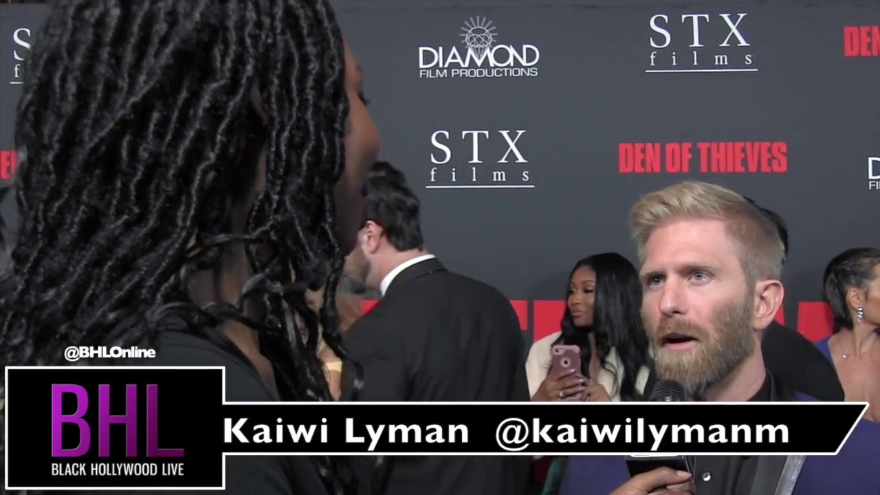 Kaiwi Lyman Talks Set Life at the Den of Thieves Premiere