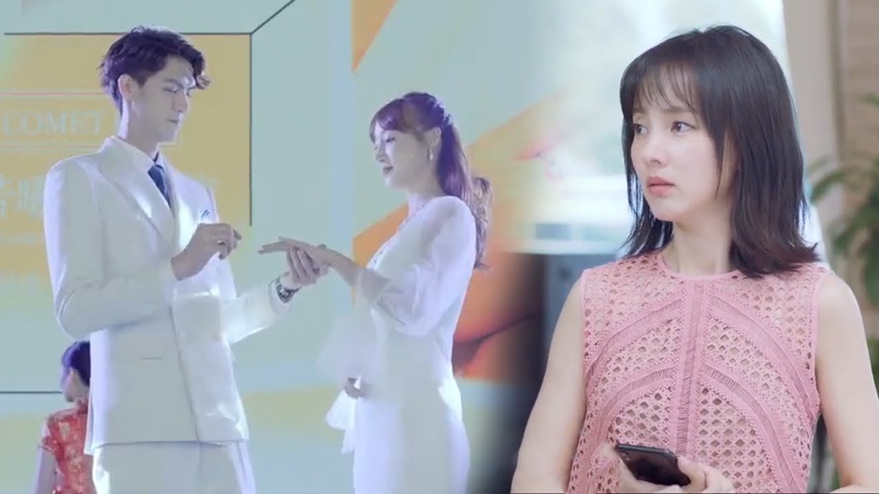 速看|灰姑娘意外發現心機女重回霸總的公司，霸總還爲他戴上戒指，灰姑娘委屈的眼睛都紅了【约定期间爱上你速看23 1Love In Time】