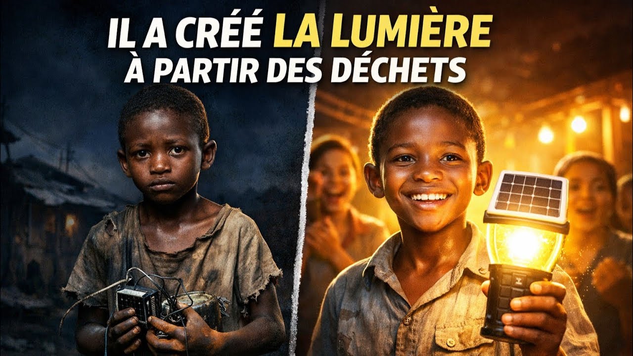 Il a transformé les déchets en lumière… et la pauvreté en destin 💡🔥