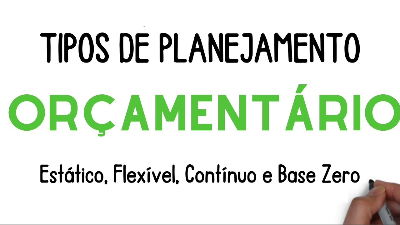 AULA 1 | TIPOS DE PLANEJAMENTO OR&Ccedil;AMENT&Aacute;RIO | Est&aacute;tico, Flex&iacute;vel, Cont&iacute;nuo e Base Zero