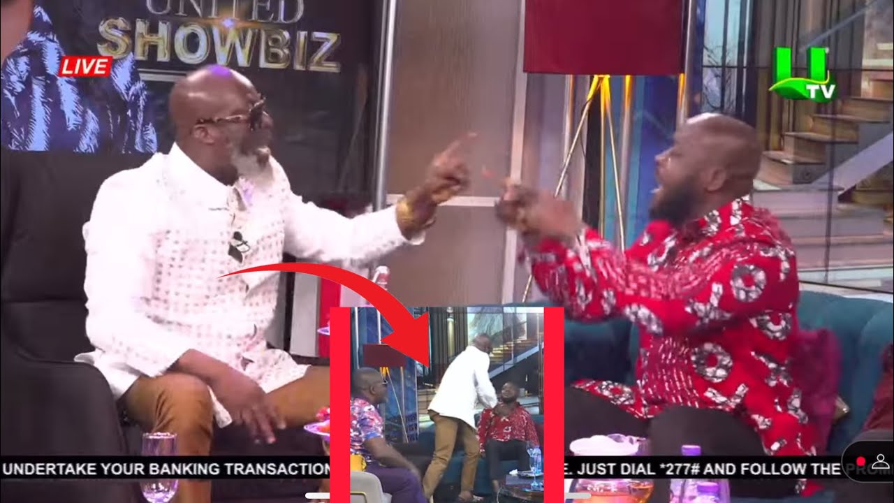 Kumchacha Holds Nana Romeo By The Chest As F!ght & Insult Eachother On United Showbiz Live 🔥