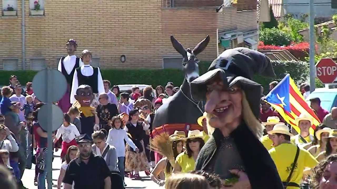 5a Trobada de gegants i faràndula a Sant Esteve d'en Bas 2013