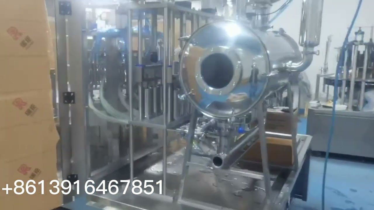 High speed spout doypack pouch fruit jam juice liquid filling capping machine 10000pouch per hour