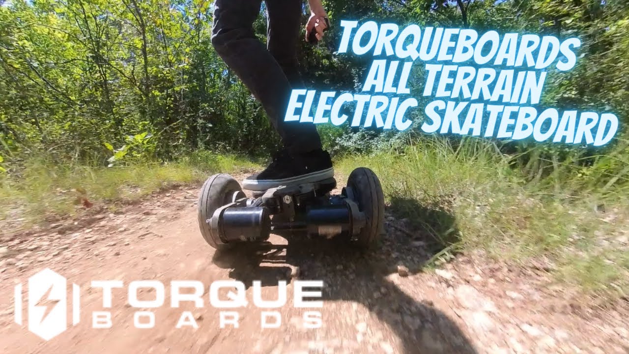 TorqueBoards All Terrain Electric Skateboard Test Ride!