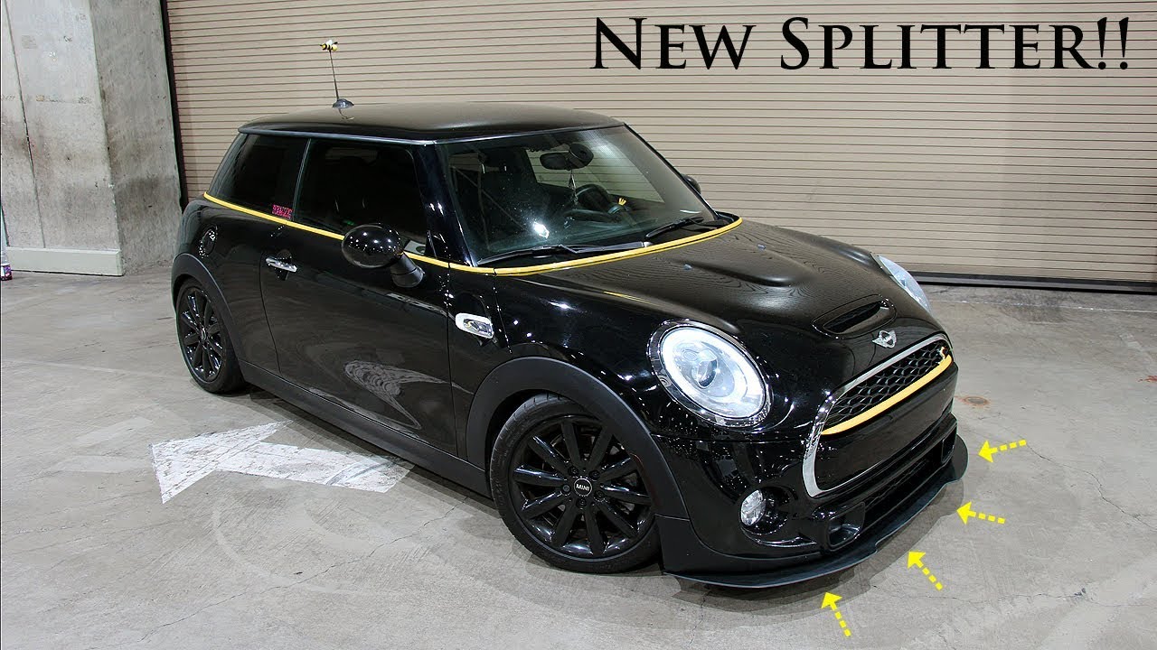 We made my F56 Mini Cooper S a SPLITTER!!!!!