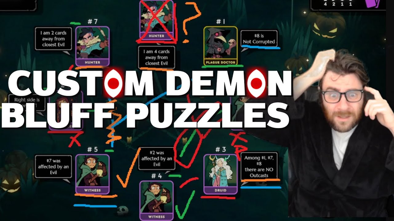 Can I solve CUSTOM Demon Bluff Puzzles?