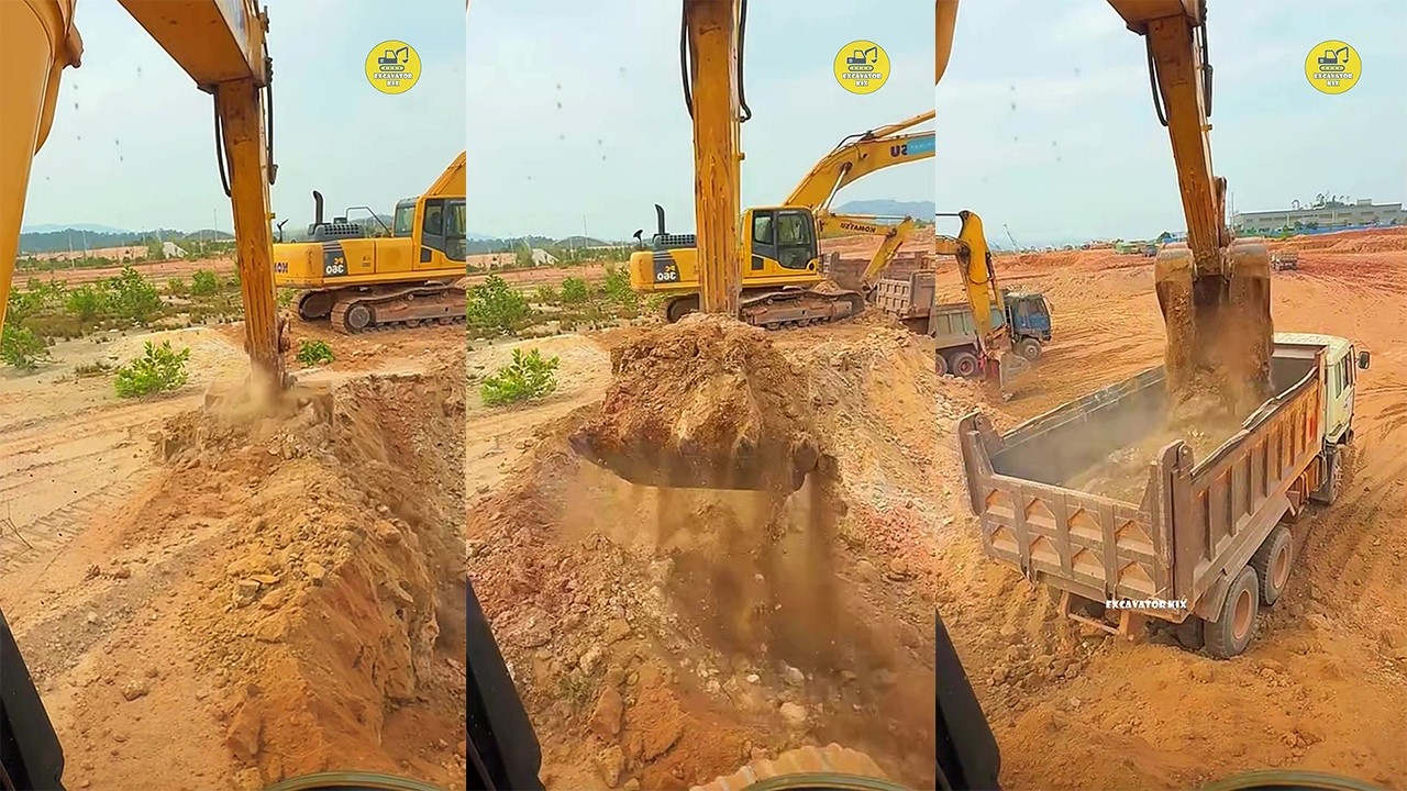 How To Excavators Load Soil Onto Trucks Professionally P1613