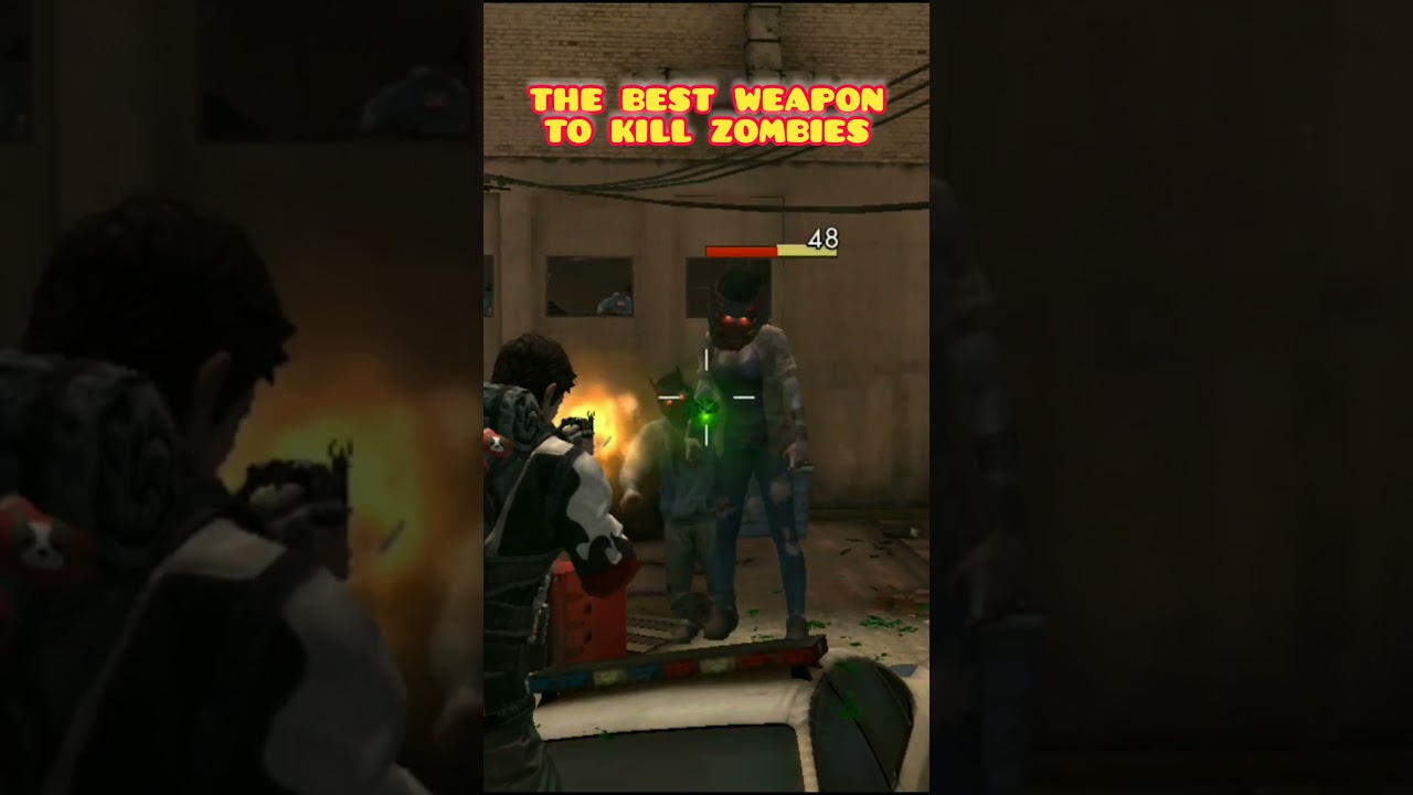 the best weapon to kill zombie