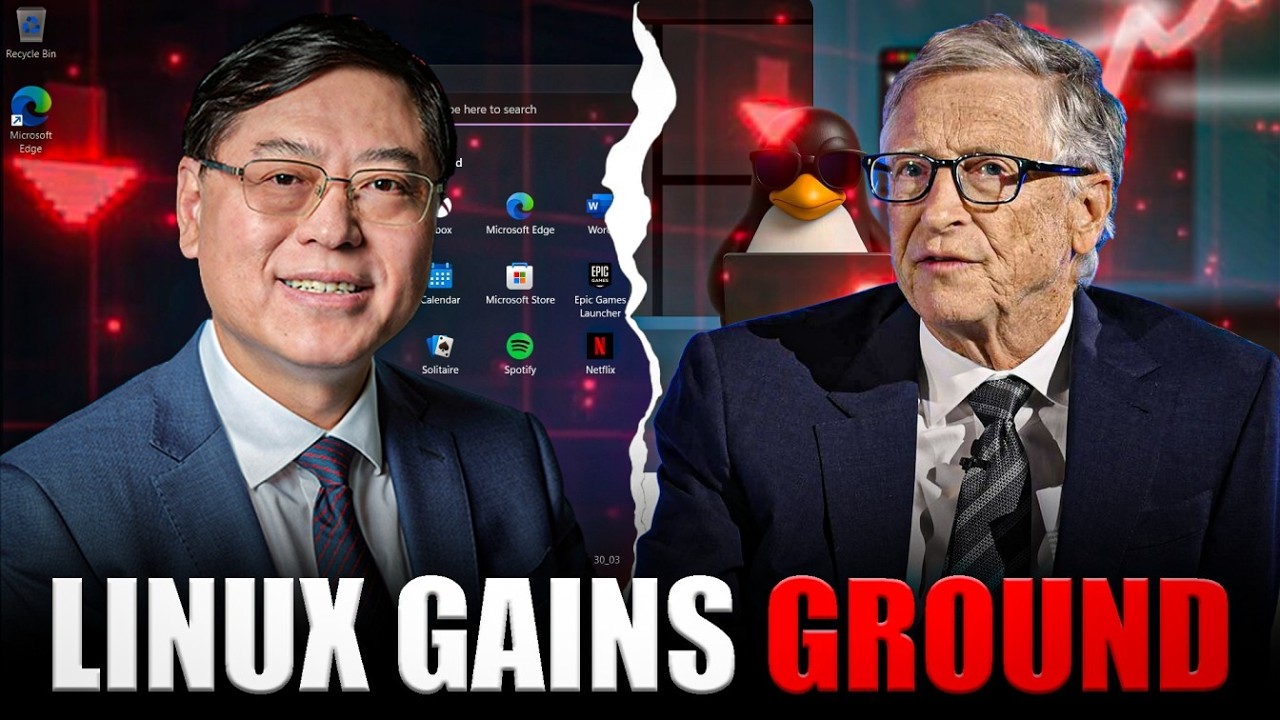 Bill Gates PANICS As Lenovo DITCHES Windows for Linux Default—Millions Affected