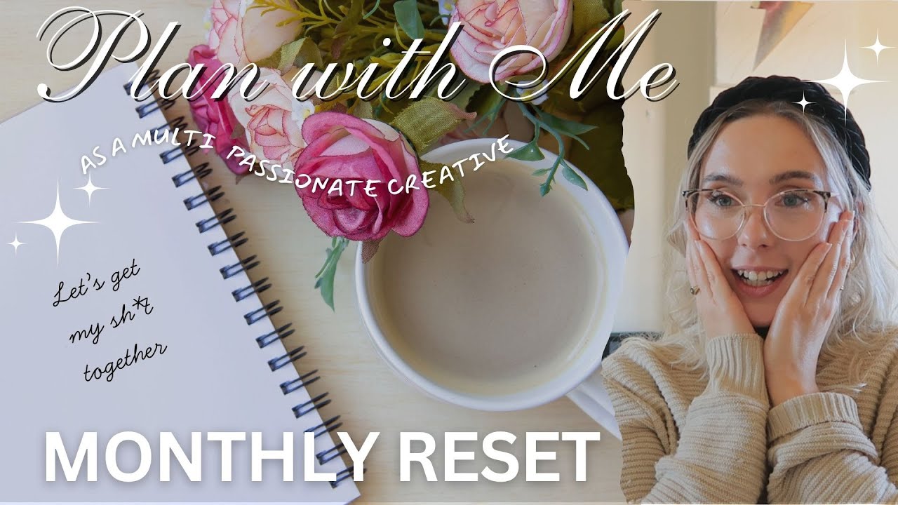 Monthly Plan With Me | As a Multi Passionate Creative
