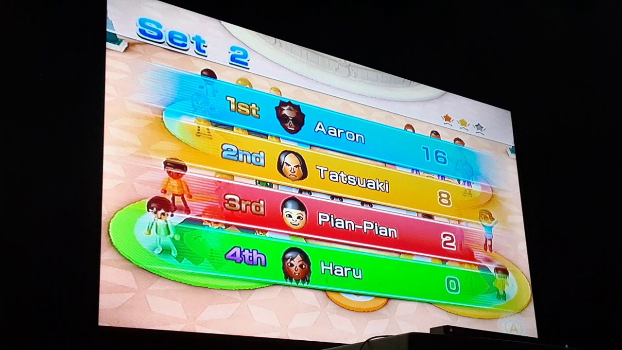 Wii Party - Swap Meet - Aaron Vs Pian-Pian Vs Haru Vs Tatsuaki